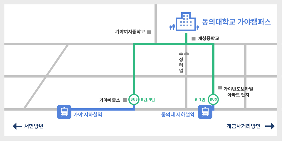 동의대학교 오시는 길